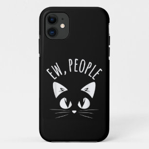 猫が好きな引きこもりのための「うわ、最低な人たち」Tシャツ iPhone 11 ケース