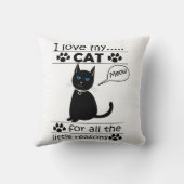 猫が好き子猫 クッション (裏面)