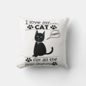 猫が好き子猫 クッション (正面)