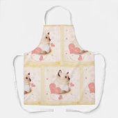 猫が好き エプロン (正面)