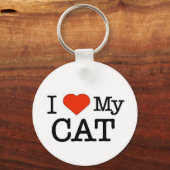 猫が好き キーホルダー (正面)