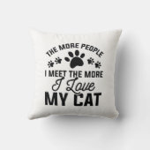 猫が好き クッション (裏面)