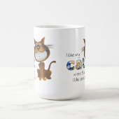 猫が好き コーヒーマグカップ (中央)