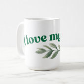 猫が好き コーヒーマグカップ (正面左)