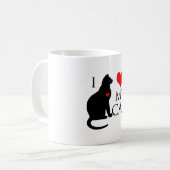 猫が好き コーヒーマグカップ (正面左)
