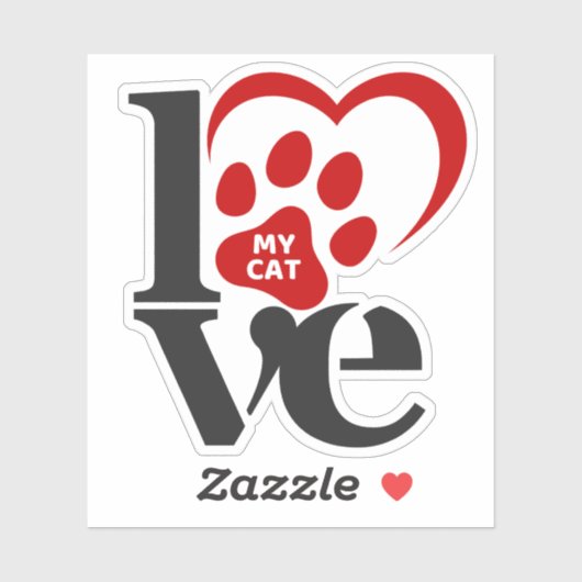 猫が好き シール (シート)