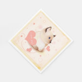 猫が好き スタンダードランチョンナプキン (角)