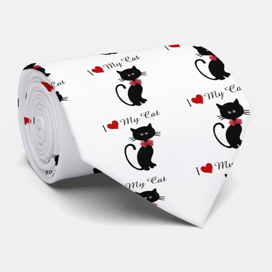猫が好き ネクタイ (ロール)
