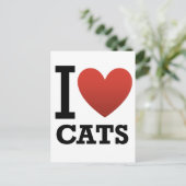 猫が好き ポストカード (スタンド正面)