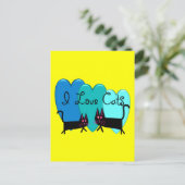 猫が好き ポストカード (スタンド正面)