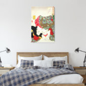 猫が好き,芳年猫が好き,芳年,浮世絵 キャンバスプリント (インサイチュ (寝室))