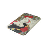 猫が好き、芳年I愛猫、Yoshitoshi、Ukiyo-e バスマット (アングル)