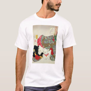 猫が好き、芳年I愛猫、Yoshitoshi、Ukiyo-e Tシャツ