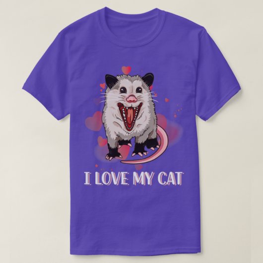 猫が好き Tシャツ (デザイン正面)
