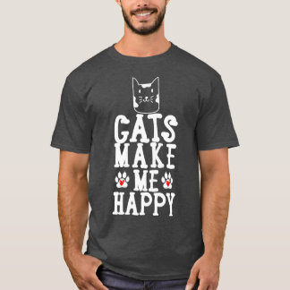 猫が嬉しい Tシャツ