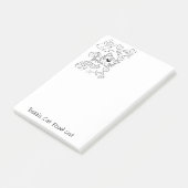 猫が子猫に色を付けるポストイット ポストイット (アングル)