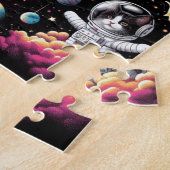 猫が宇宙パズル! ジグソーパズル (側面)