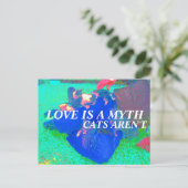 猫が実在い ポストカード (スタンド正面)