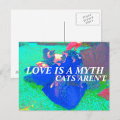 猫が実在い ポストカード (正面/裏面)