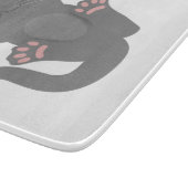 猫が寝る カッティングボード (角)
