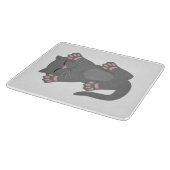 猫が寝る カッティングボード (角)