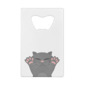 猫が寝る クレジットカード栓抜き (裏面)