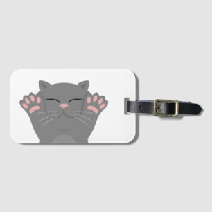 猫が寝る ラゲッジタグ
