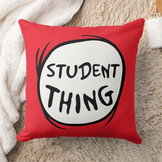 猫が帽子をかぶって一物に学生が二物 クッション (ブランケット)