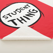 猫が帽子をかぶって一物に学生が二物 シェルパブランケット (3/4)