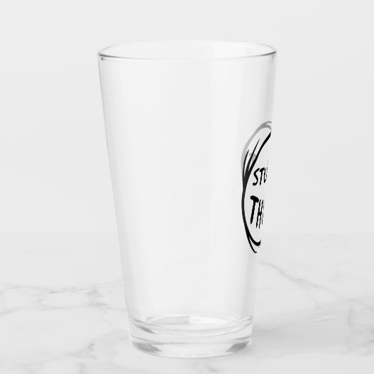 猫が帽子をかぶって一物に学生が二物 タンブラーグラス (右)