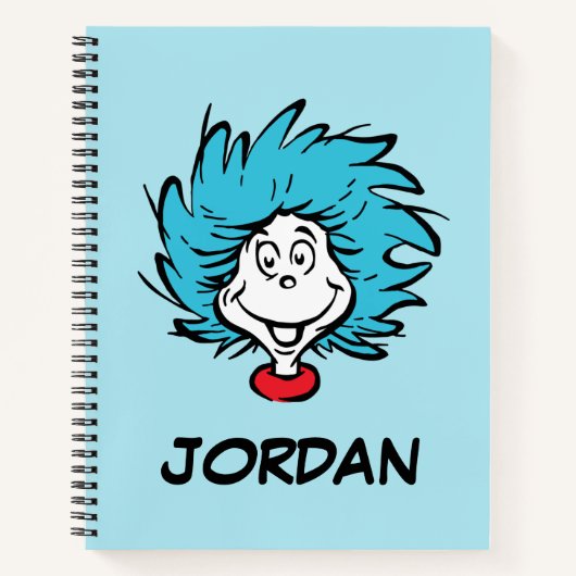 猫が帽子を被る一つ二つカスタム- Thing ノートブック (正面)