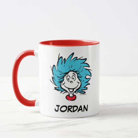 猫が帽子を被る一つ二つカスタム- Thing マグカップ (左)