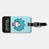 猫が帽子を被る一つ二つカスタム- Thing ラゲッジタグ (正面横)