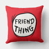 猫が帽子を被る1つ2つ – 友人 クッション (裏面)