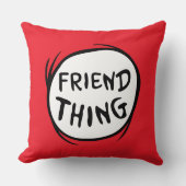 猫が帽子を被る1つ2つ – 友人 クッション (正面)