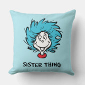 猫が帽子を被る1つ2つ – 姉妹 クッション (正面)