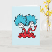 猫が帽子を被る カード (黄色い花)