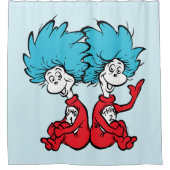 猫が帽子を被る シャワーカーテン (正面)