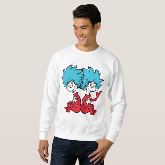 猫が帽子を被る スウェットシャツ (正面フル)