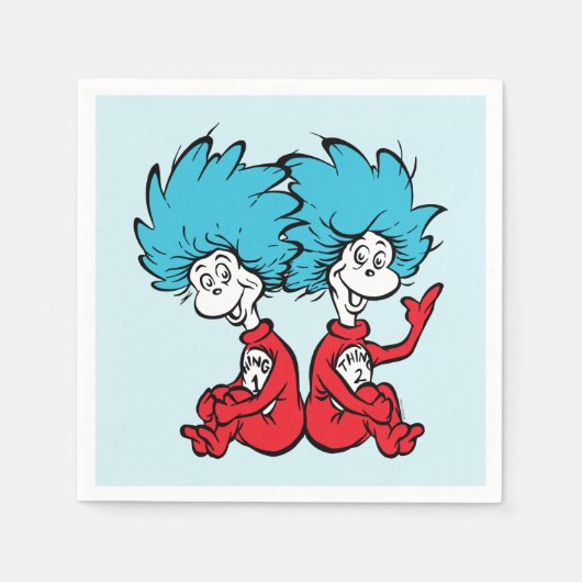 猫が帽子を被る スタンダードカクテルナプキン (正面)