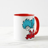 猫が帽子を被る マグカップ (正面右)