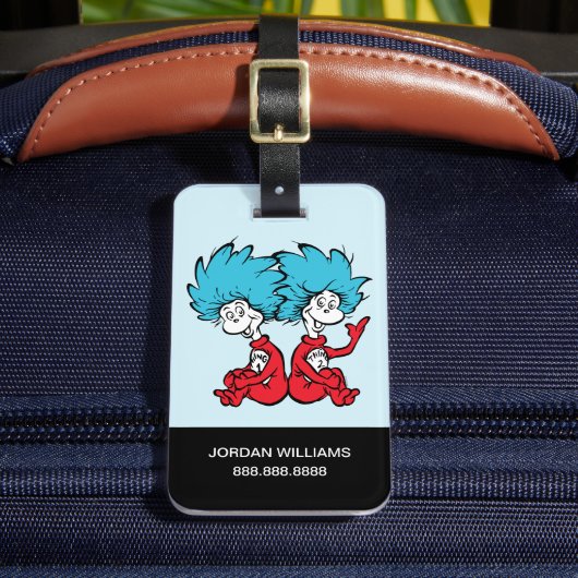 猫が帽子を被る ラゲッジタグ (正面インサイチュ2)