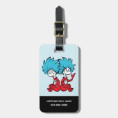 猫が帽子を被る ラゲッジタグ (正面縦)