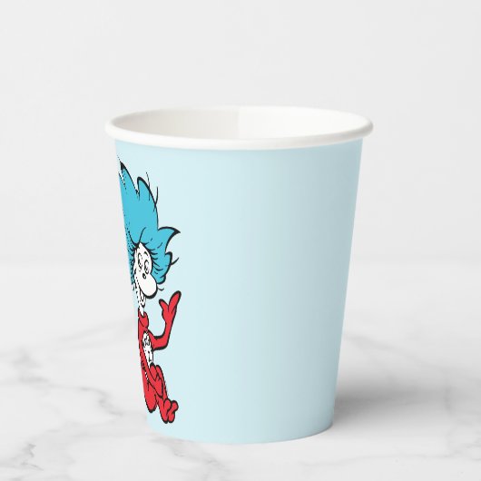 猫が帽子を被る 紙コップ (左)