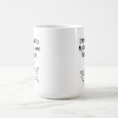 猫が幸せに暮らせるように一生懸命働いてます コーヒーマグカップ (中央)