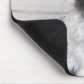 猫が座って見上げる マウスパッド (コーナー)