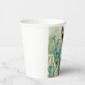 猫が庭を耕している 紙コップ (右)