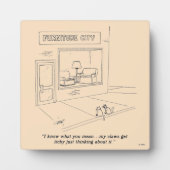 猫が引きつける家具 フォトプラーク (正面)