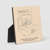 猫が引きつける家具 フォトプラーク (正面)