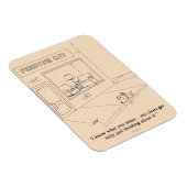 猫が引きつける家具 マグネット (右側)